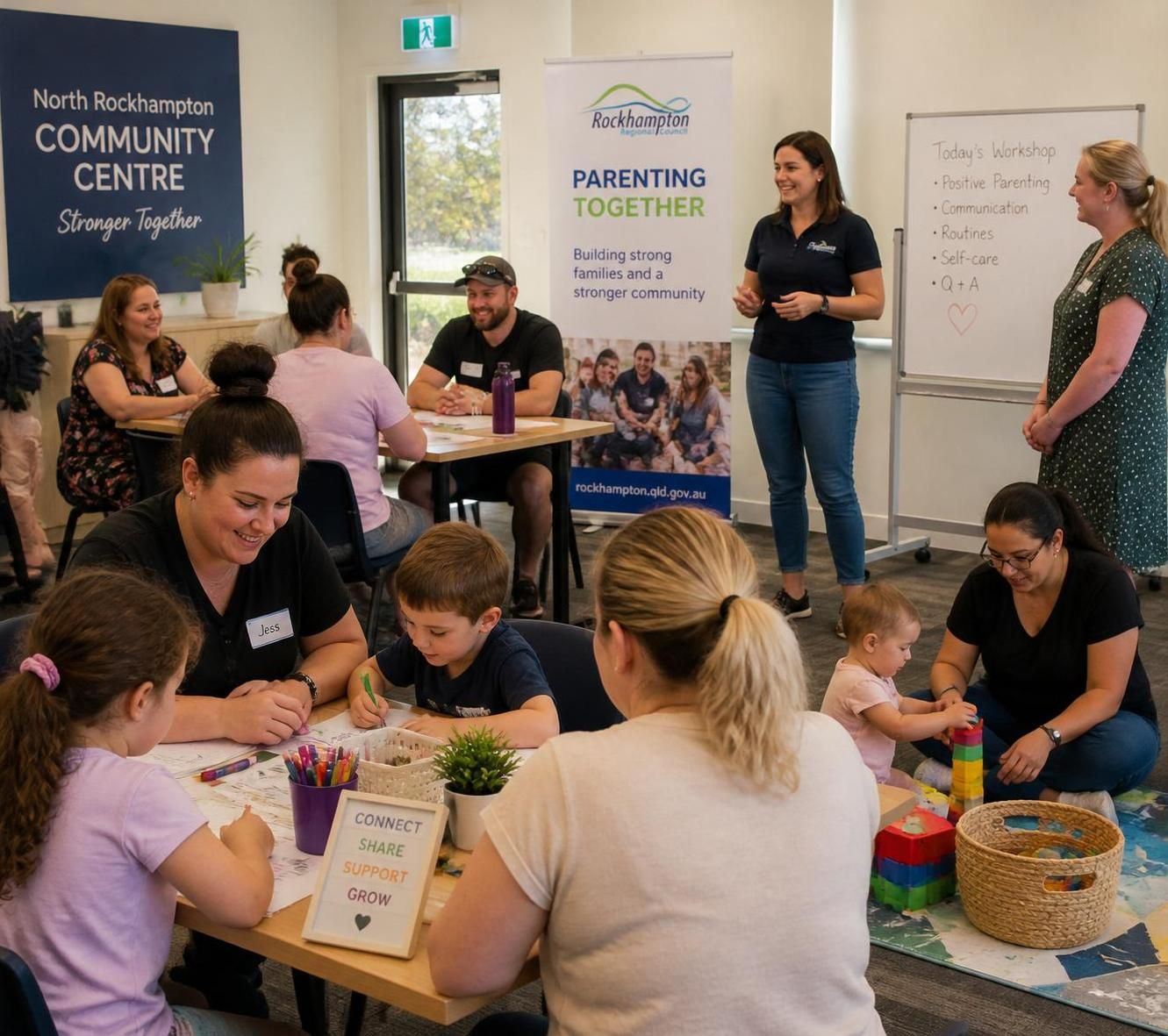join our parenting workshops in rockhampton to develop effective parenting skills, connect with other parents, and create a positive family environment.